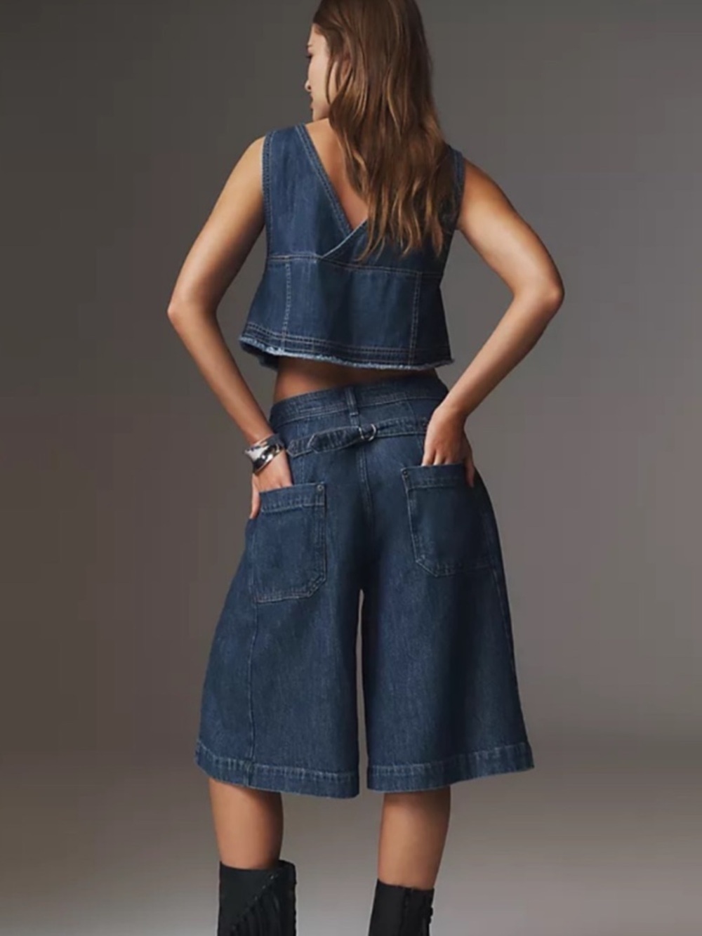 Anthropologie x Pilcro Mid-Rise Culottes Size 27 NWT